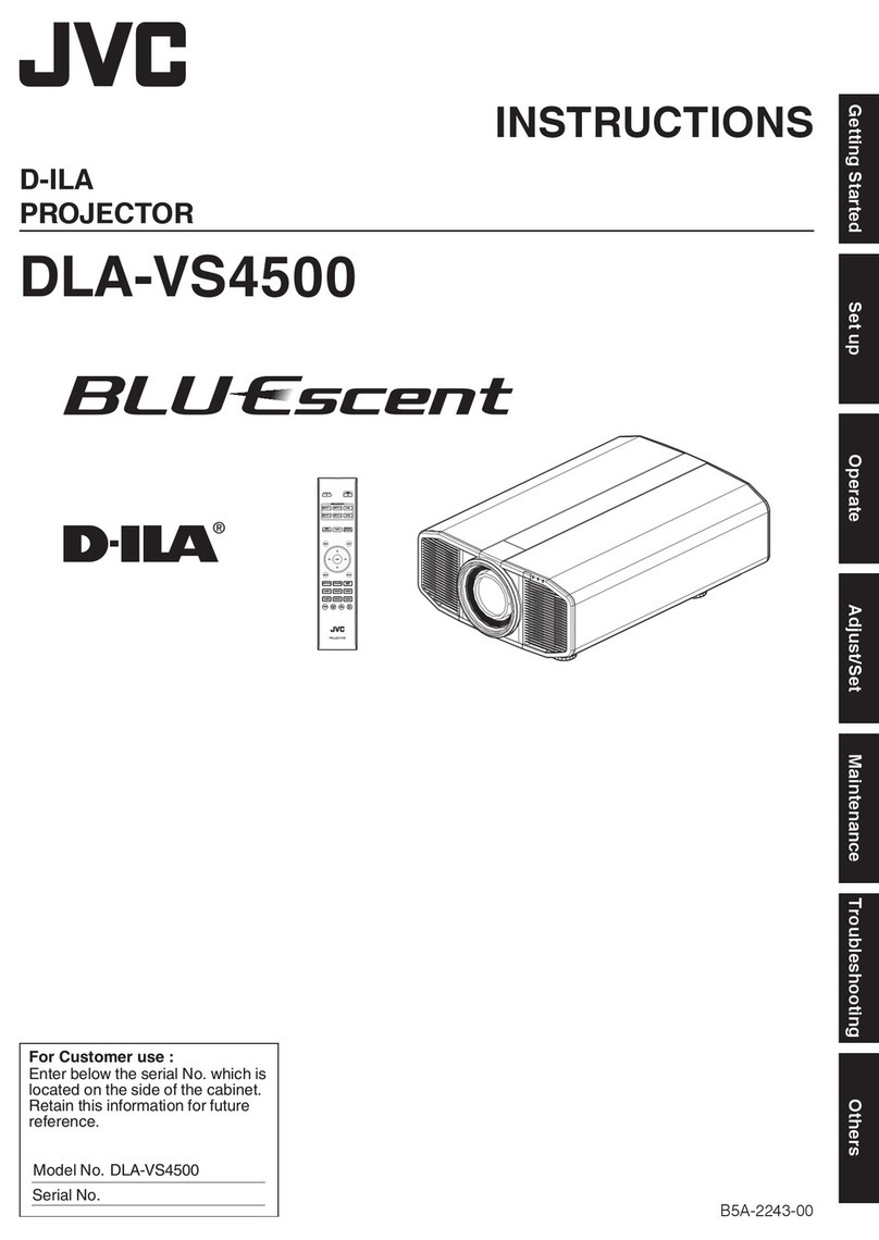 JVC DLA-VS4500 User manual JVC DLA-VS4500 User manual