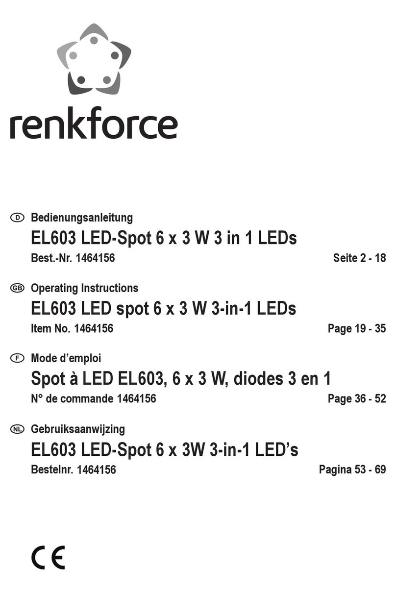 Renkforce EL603 User manual