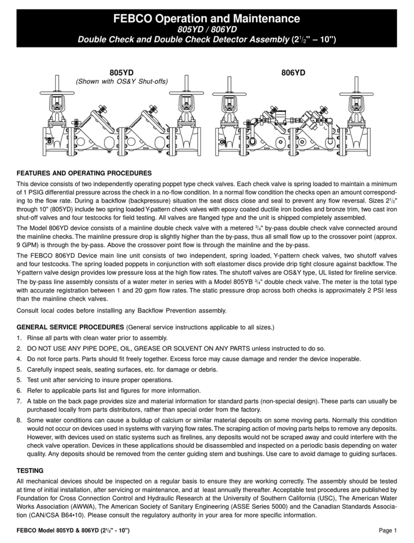 FEB 805YD Operation and maintenance manual
