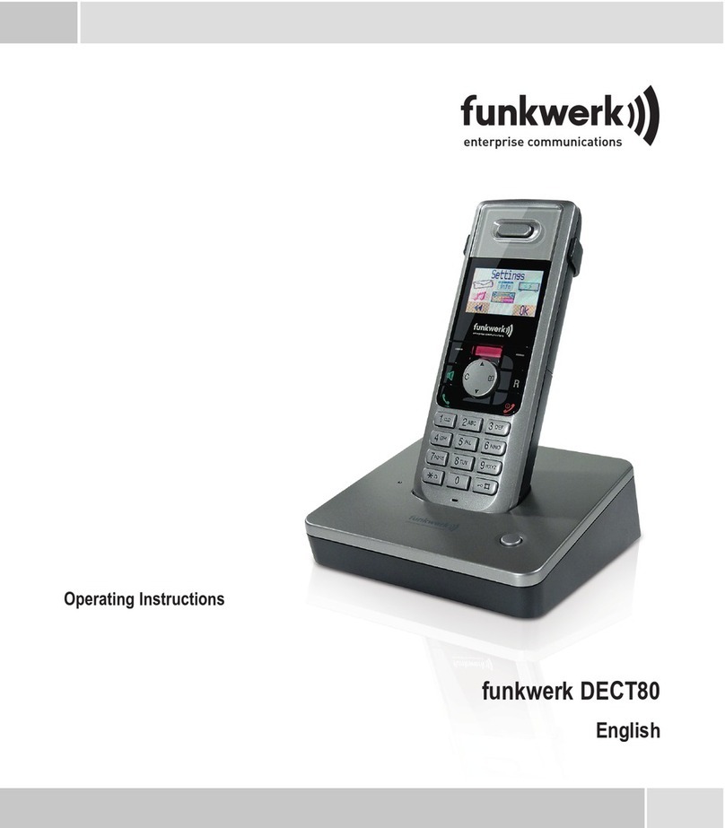 Funkwerk DECT80 operating instructions