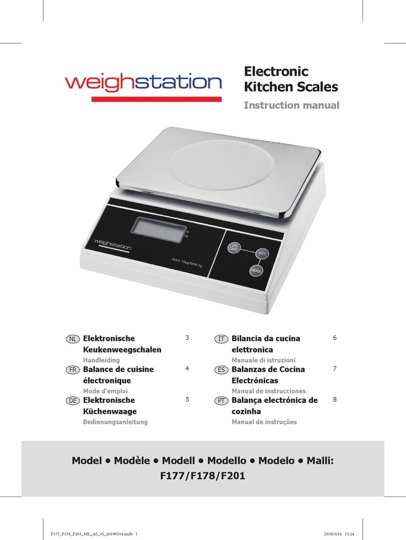 Weighstation F177 instruction manual Weighstation F177 instruction manual