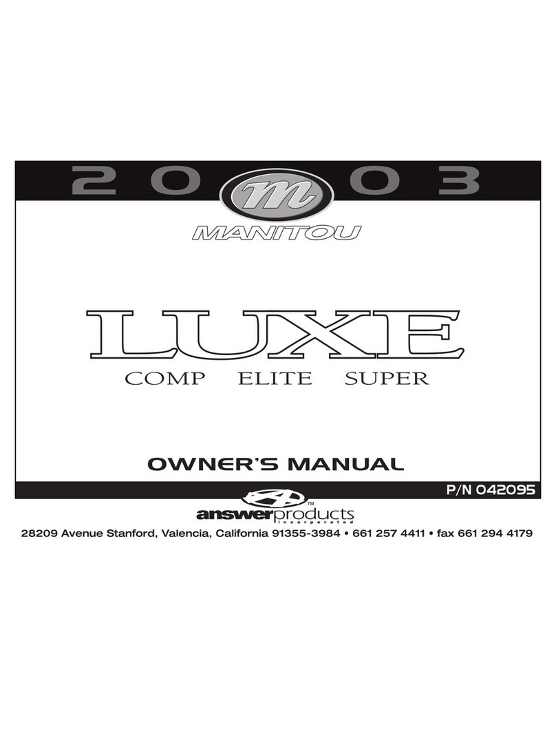 Manitou LUXE COMP owner's manual