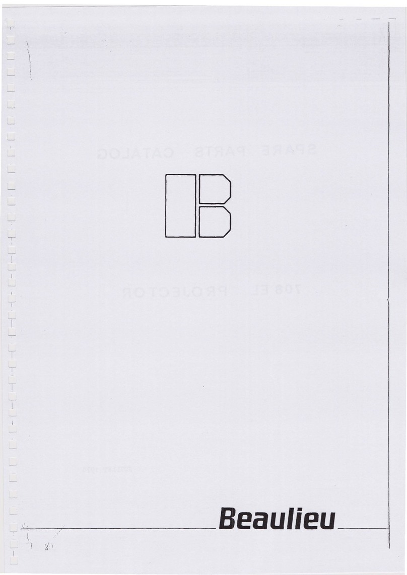 BEAULIEU 708 EL manual