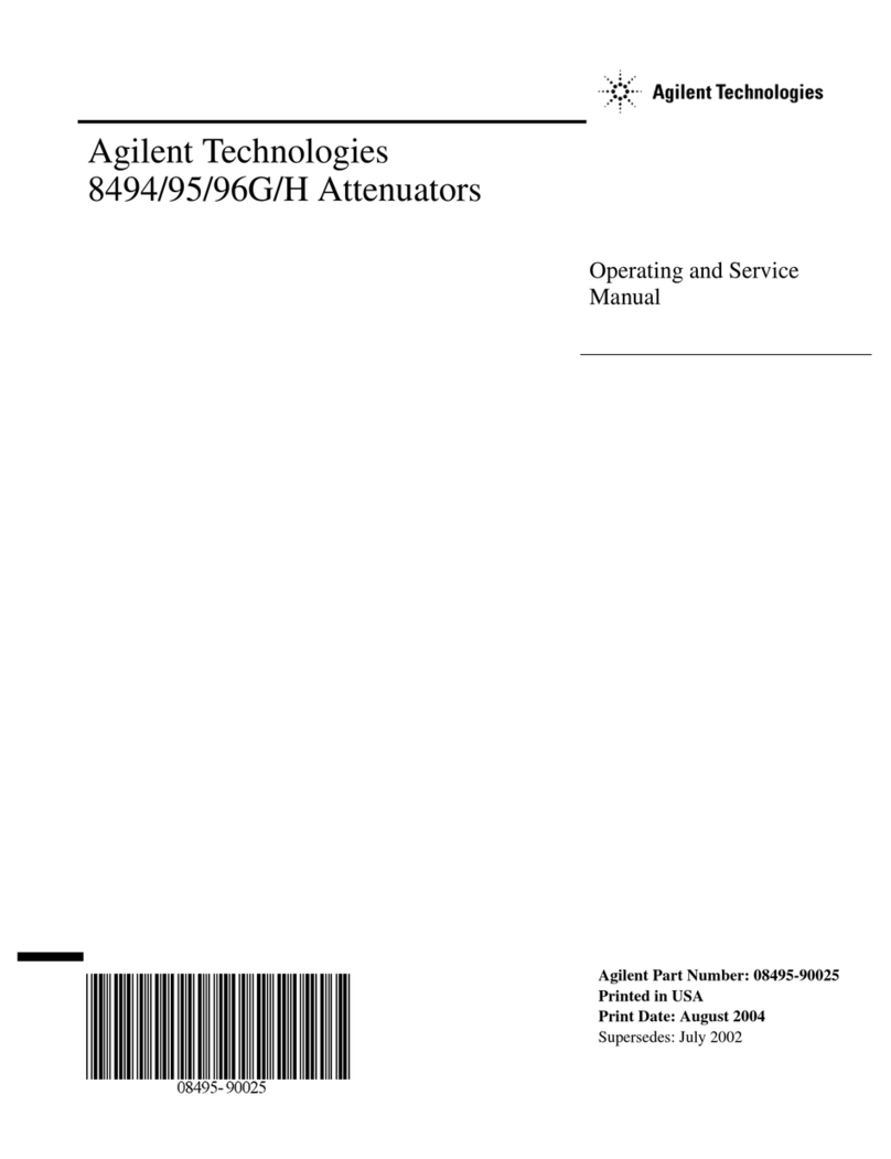 Agilent Technologies 8494G Service manual