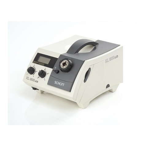 SCHOTT KL 1500 LCD User manual SCHOTT KL 1500 LCD User manual
