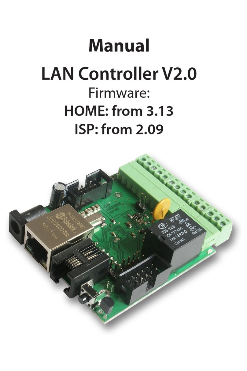 Tinycontrol LAN Controller V2.0 User manual