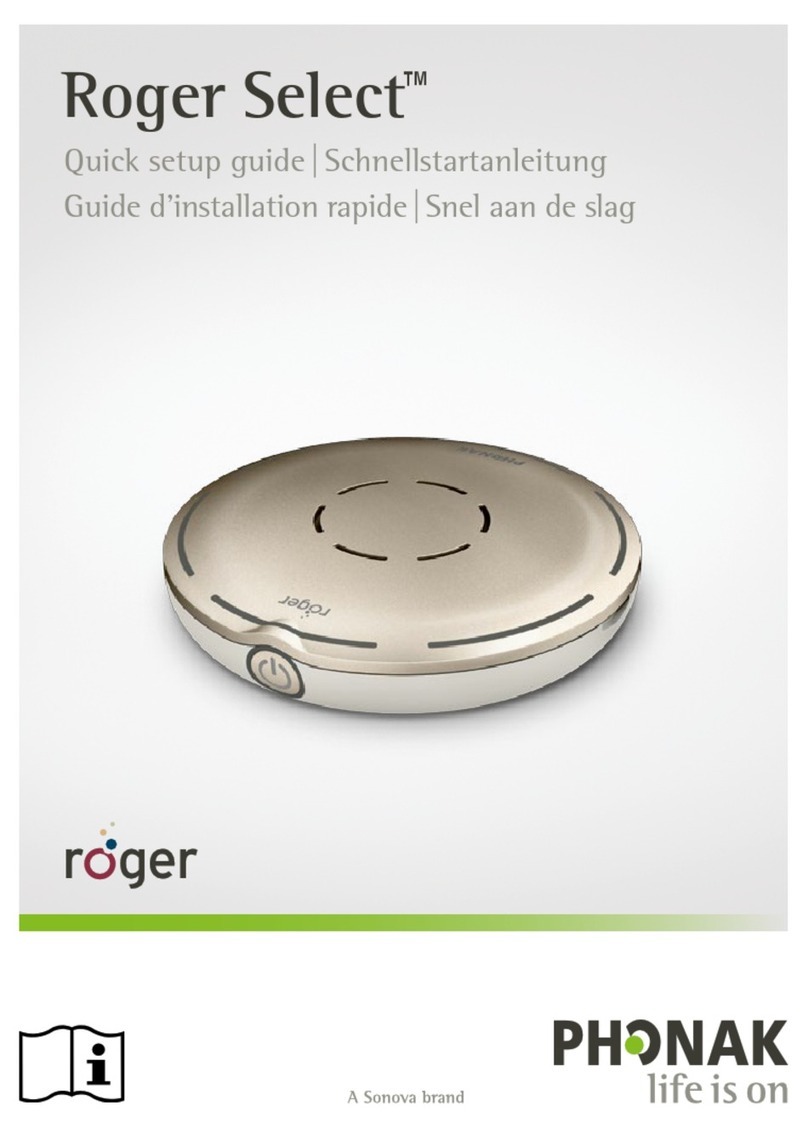 Phonak Roger Select User manual