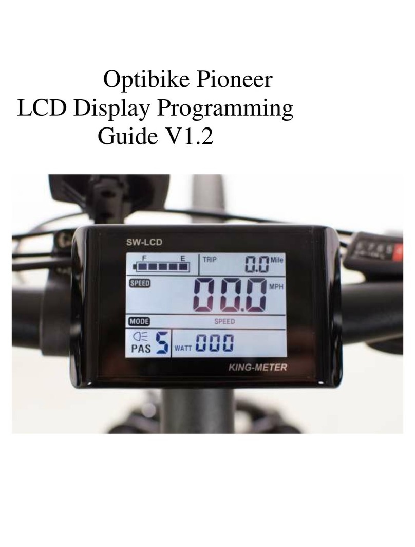 Optibike Pioneer Programming guide