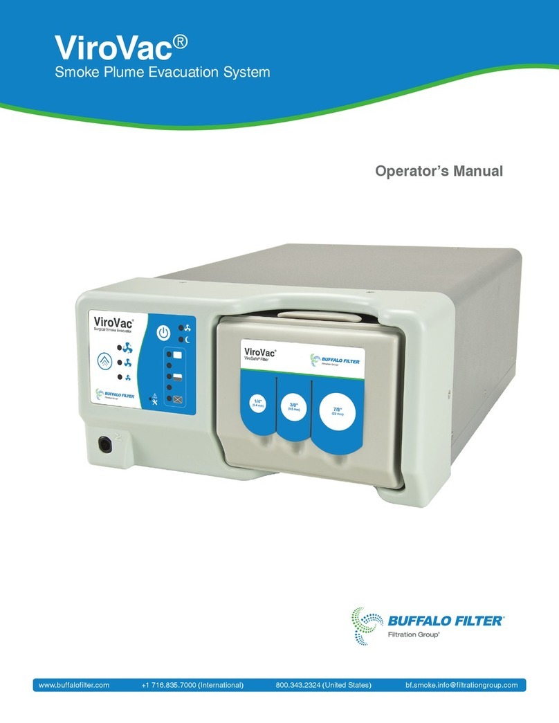 Buffalo filter ViroVac Operator's manual