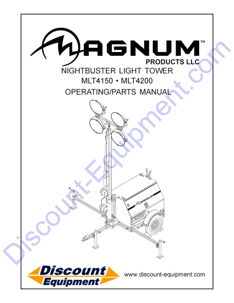 Magnum MLT4150 Operating & parts manual
