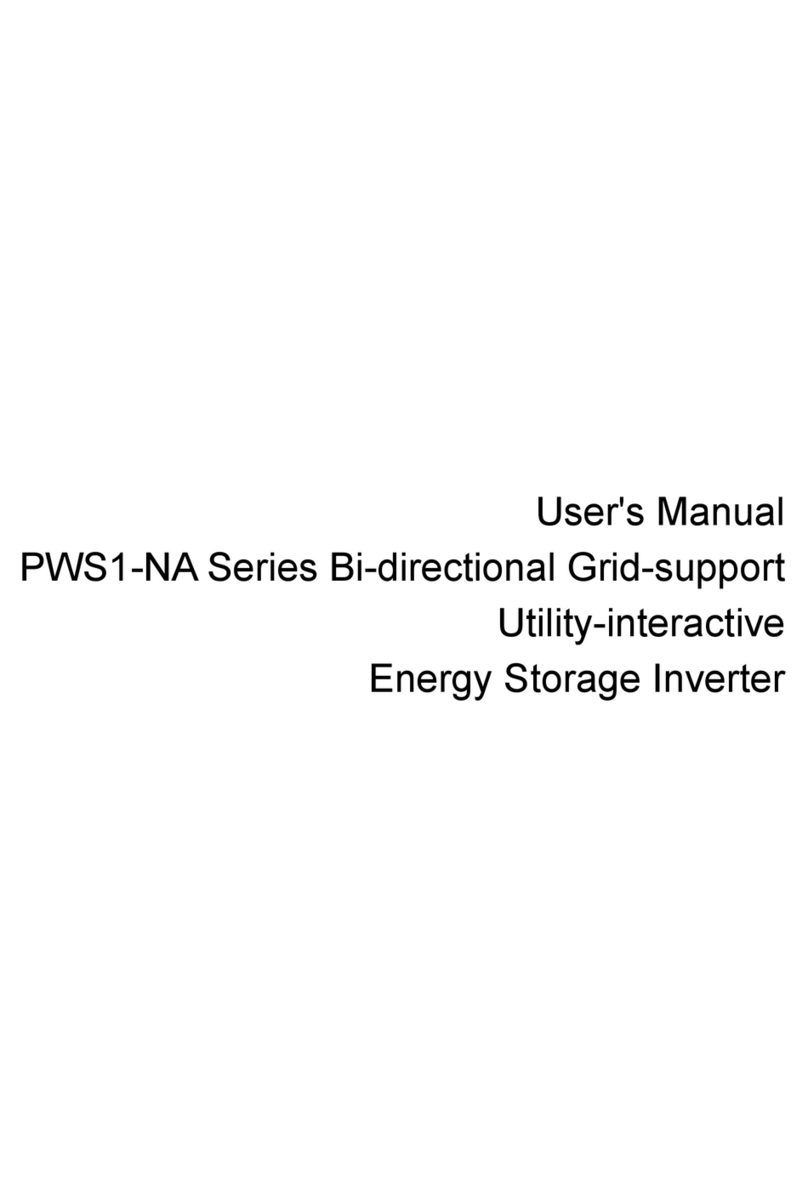 Sinexcel PWS1-NA Series user manual