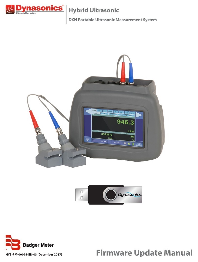 Badger Meter Dynasonics DXN Series Use and care manual