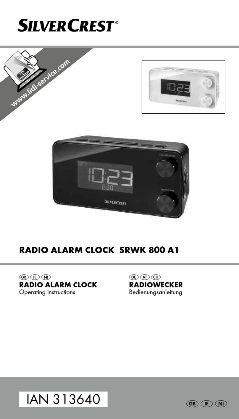 Silvercrest SRWK 800 A1 User manual Silvercrest SRWK 800 A1 User manual