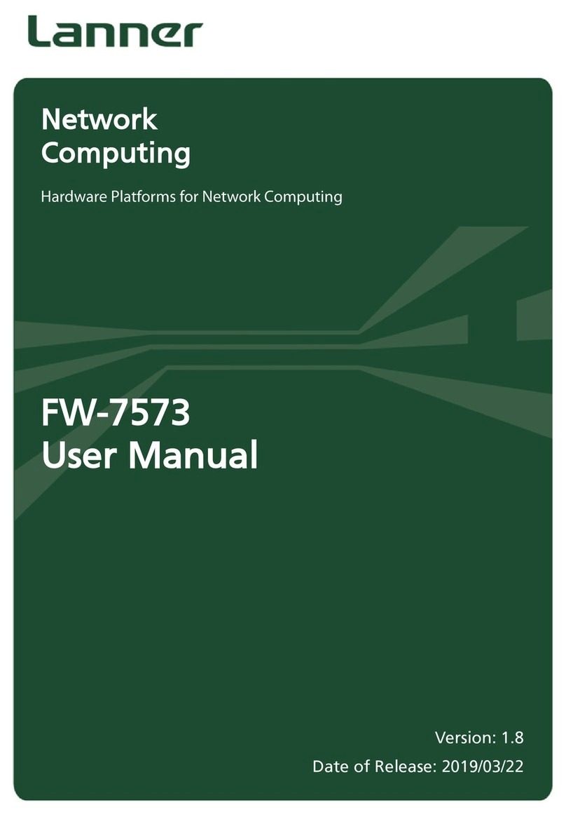 Lanner FW-7573 User manual