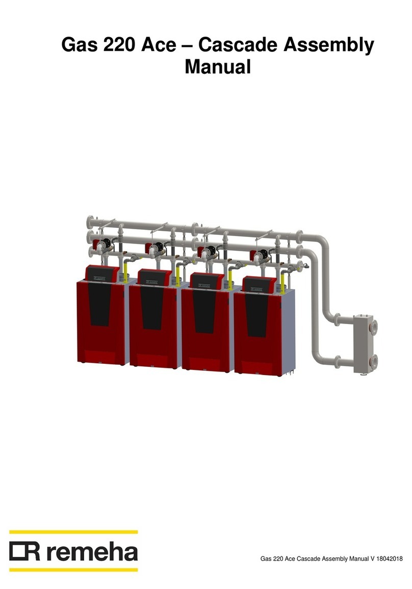 REMEHA Gas 220 Ace Assembly manual