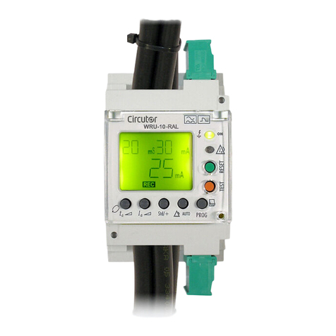 Circutor WRU-10 RAL User manual