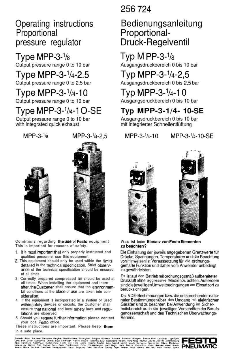 Festo MPP-3-1/8 User manual