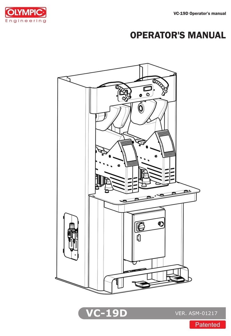 Olympic VC-19D Operator's manual