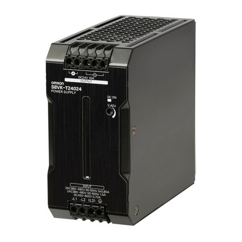Omron S8VK-T Series User manual