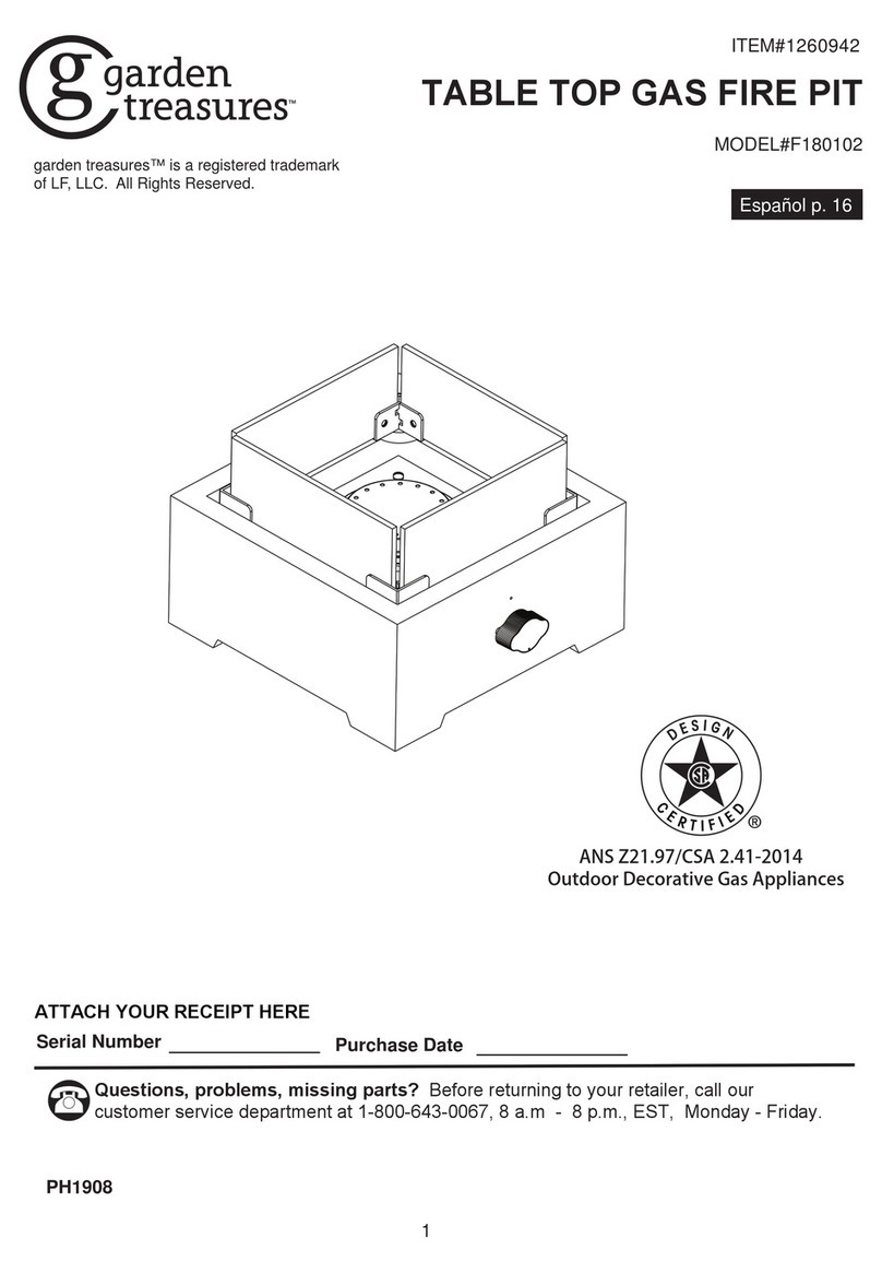 LF Garden Treasures F180102 manual