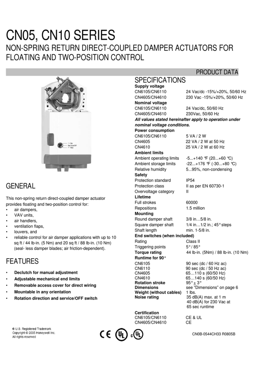 Honeywell CN05 Series manual