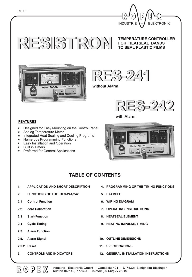 Ropex Resistron RES-242 User manual