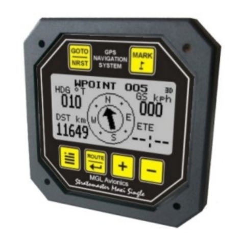 MGL Avionics Stratomaster Maxi Singles GPS-1 User manual MGL Avionics Stratomaster Maxi Singles GPS-1 User manual