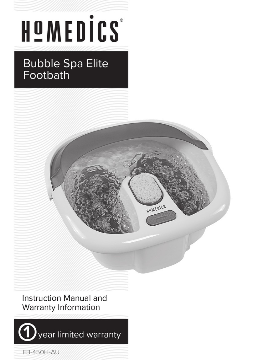 HoMedics FB-450H-AU instruction manual