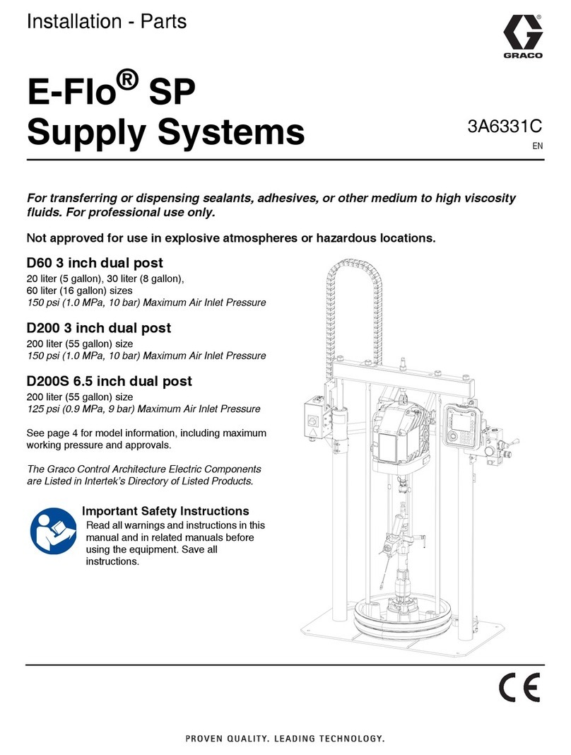 Graco E-Flo SP D200S User manual