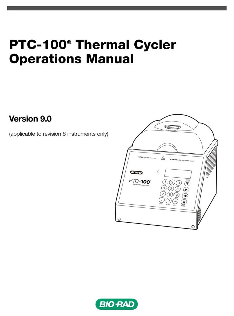 BIO RAD PTC-100 Operation manual