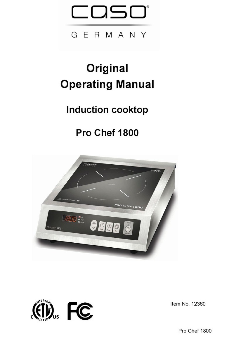Caso Pro Chef 1800 Original operating manual