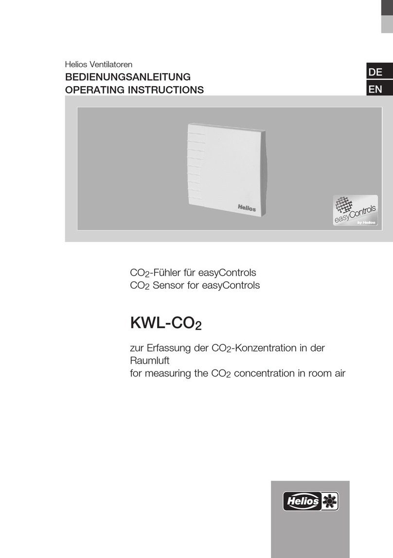 Helios KWL-CO2 operating instructions