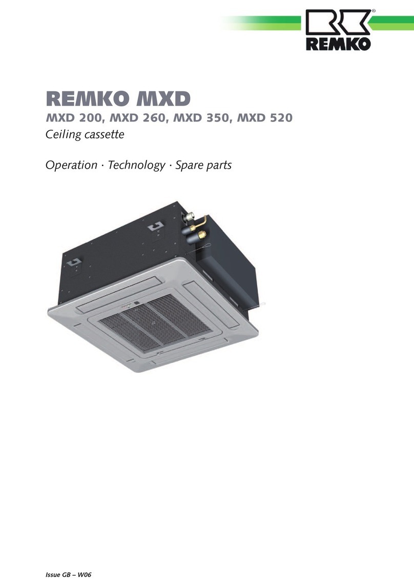 REMKO MXD Series User manual