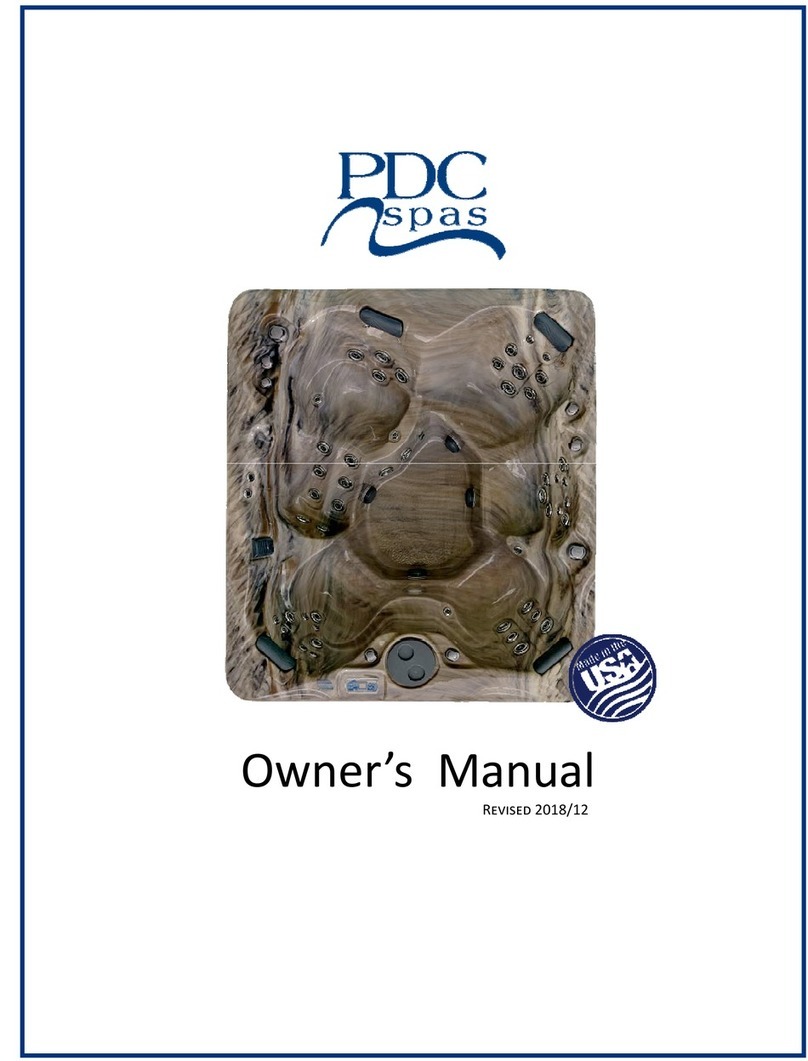 PDC spas Luxury Series owner's manual PDC spas Luxury Series owner's manual