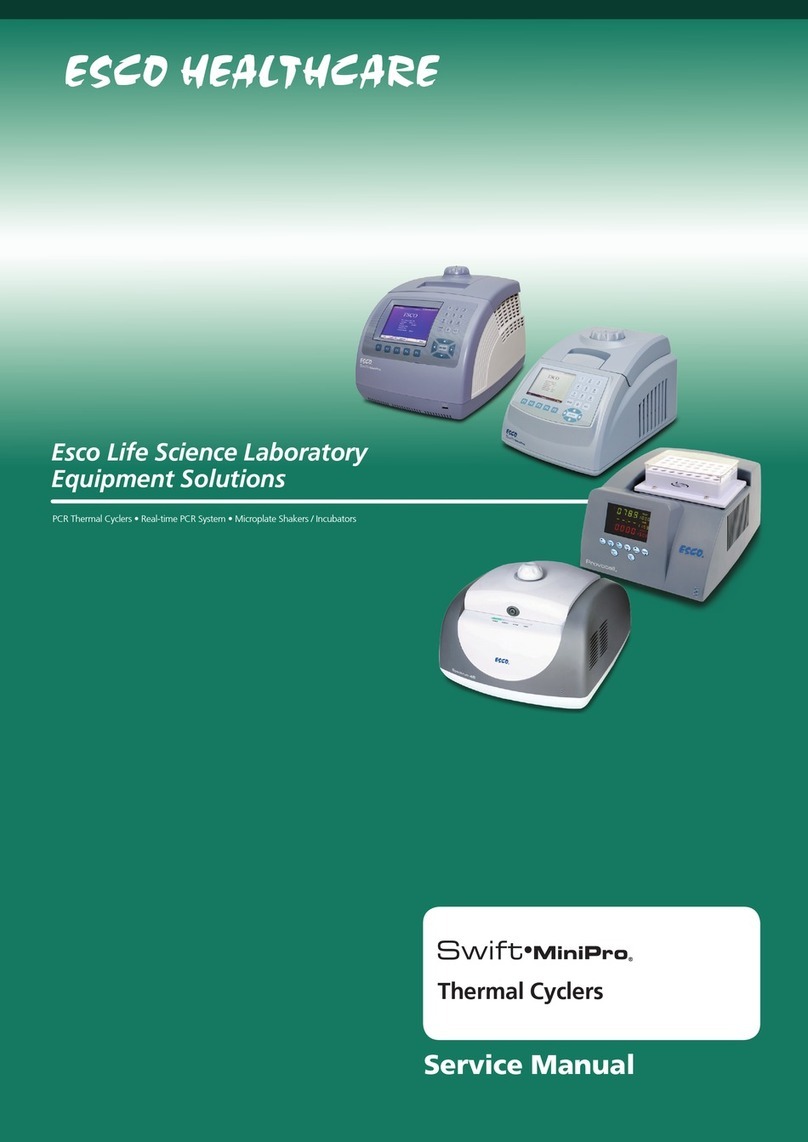 Esco Swift MiniPro SWT-MIP-0.5 Series User manual