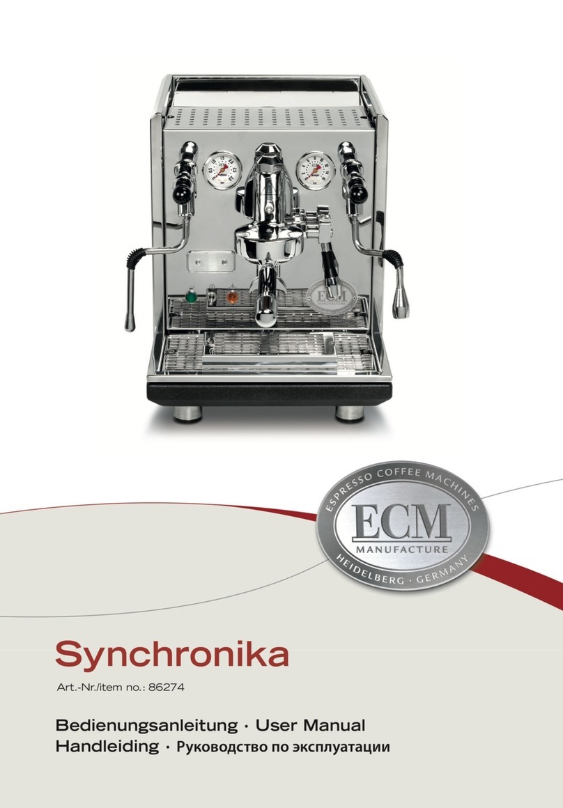 ECM Manufacture Synchronika user manual