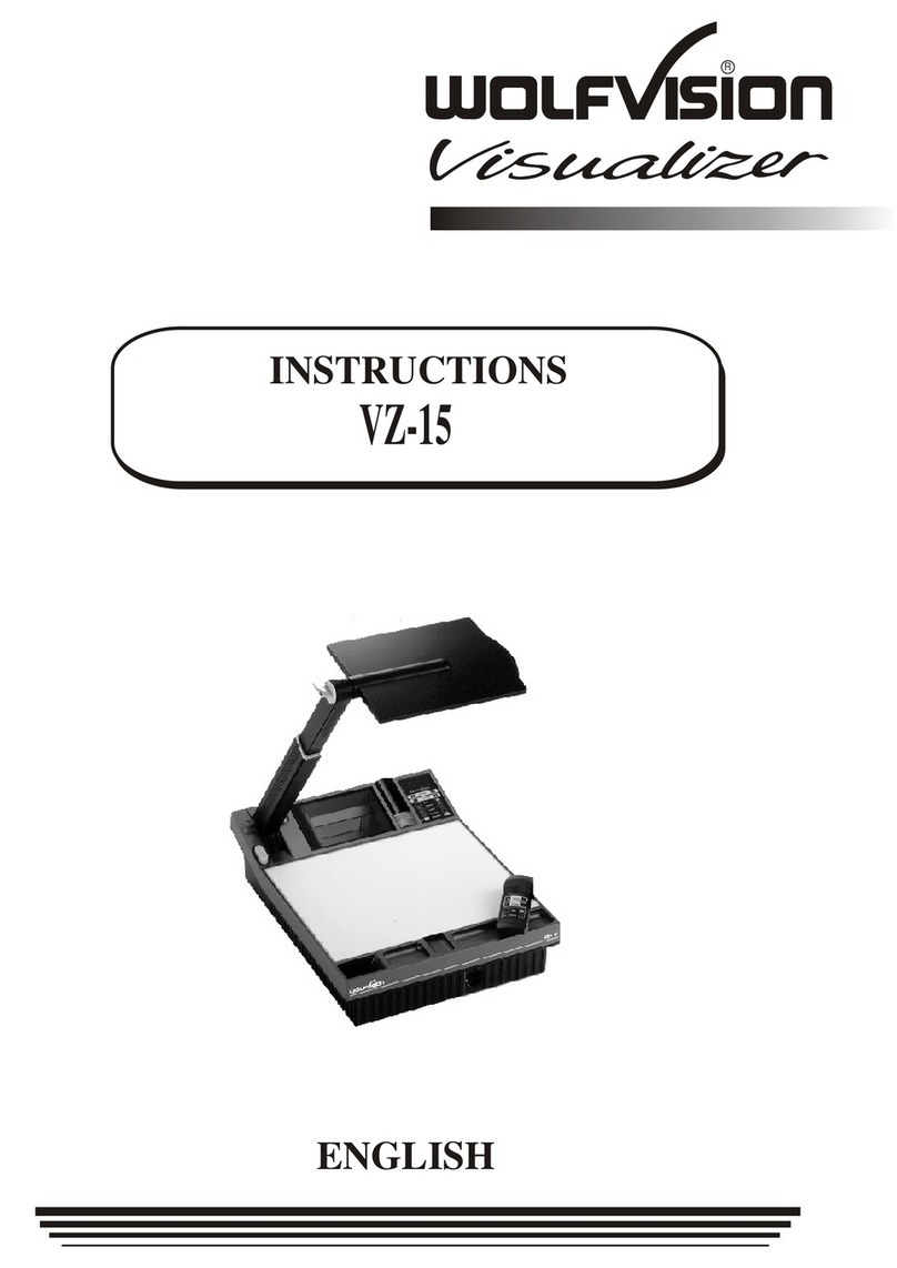 WolfVision Visualizer VZ-15 User manual