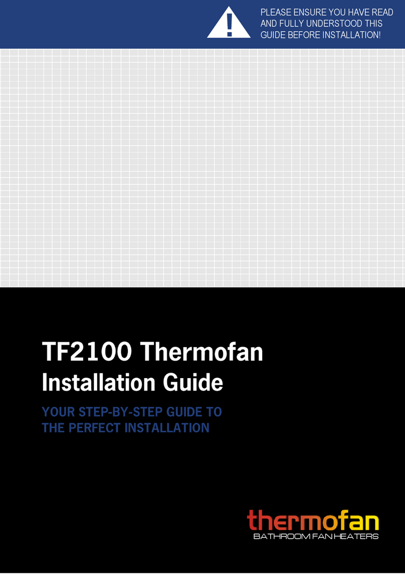 THERMOFAN TF2100 User manual