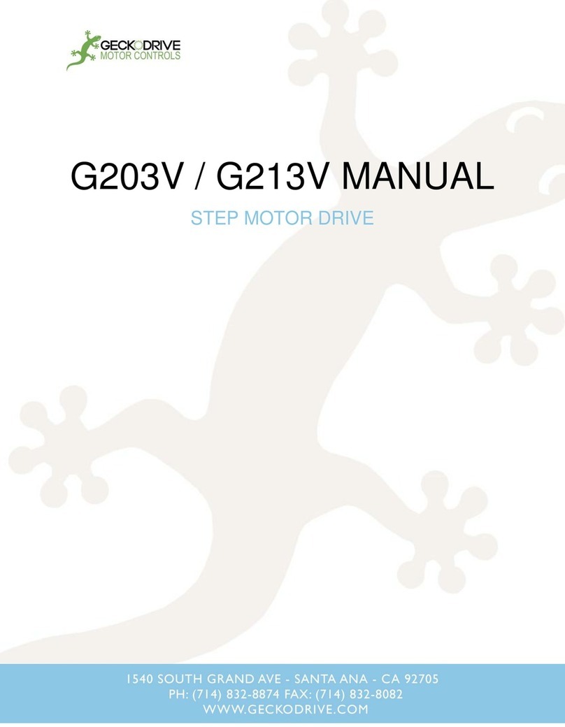 Geckodrive G213V User manual