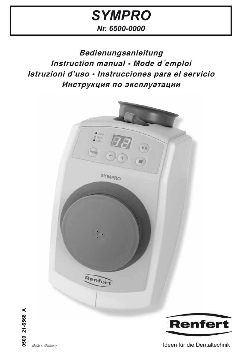 Renfert SYMPRO instruction manual