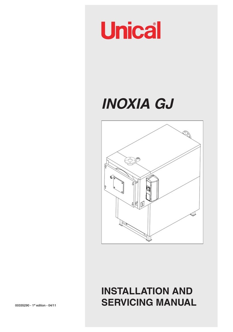 Unical INOXIA GJ Series Installation and Servicing Manual