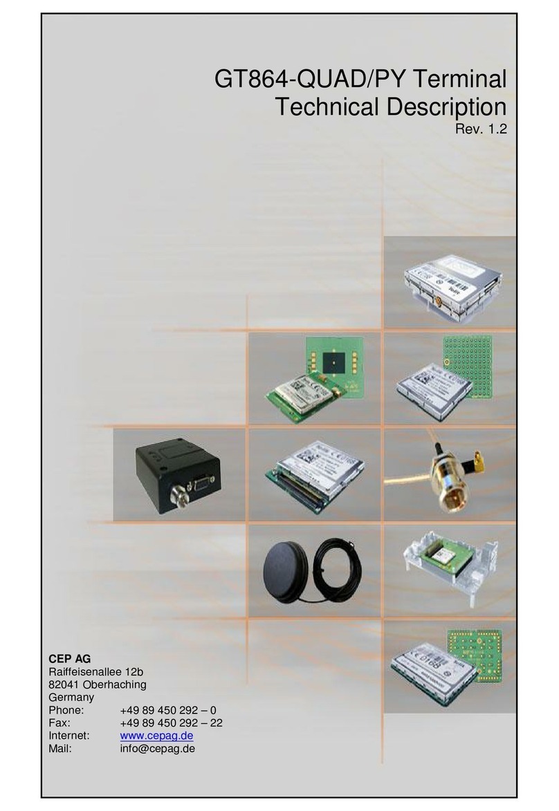 CEP GT864-QUAD Technical description