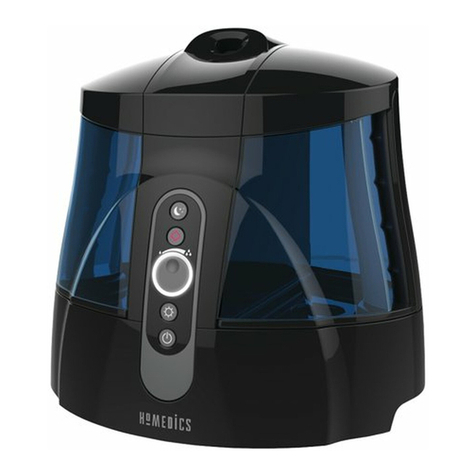 HoMedics TOTALCOMFORT HUMIDIFIER PLUS UHE-WM70 instruction manual
