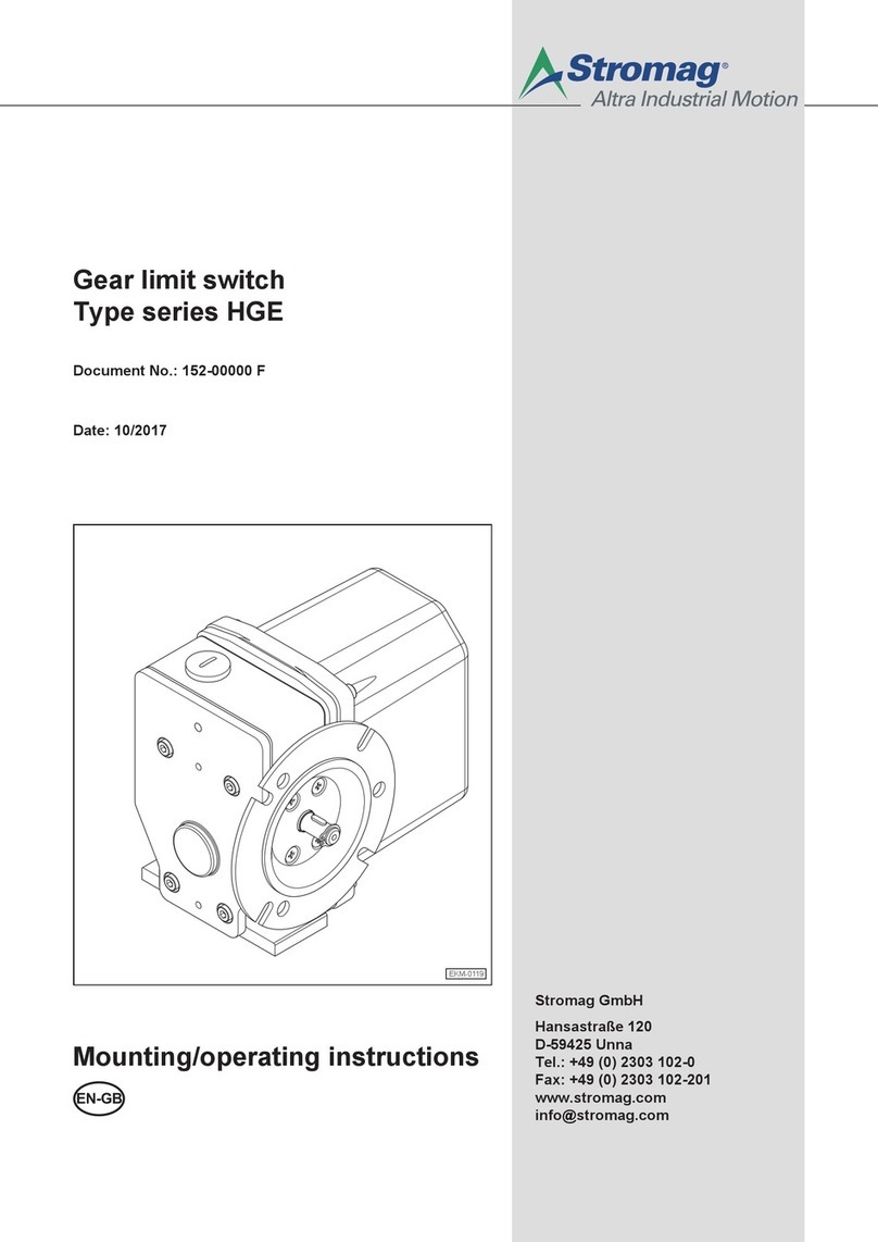 Stromag HGE Series Service manual