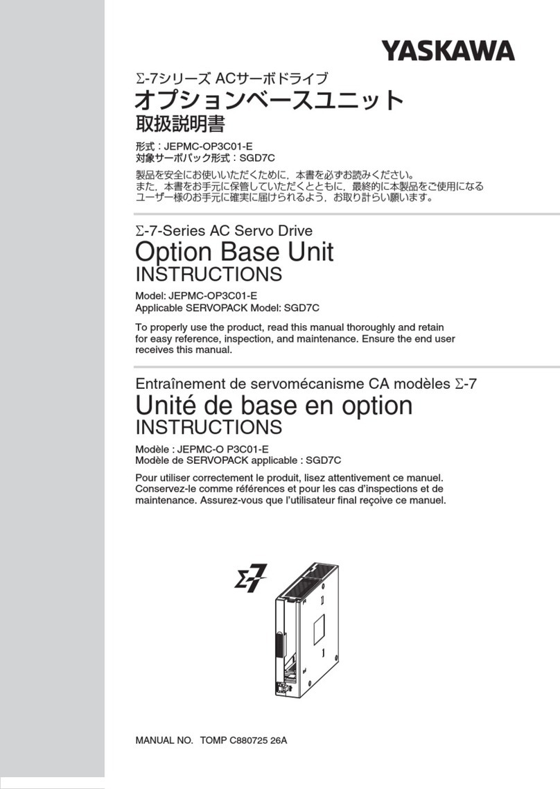 YASKAWA JEPMC-OP3C01-E instructions