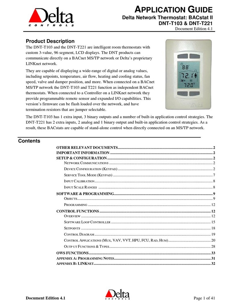 Delta Controls DNT-T103 Application guide