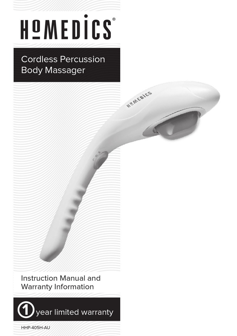 HoMedics HHP-405H-AU Instruction manual and  warranty information