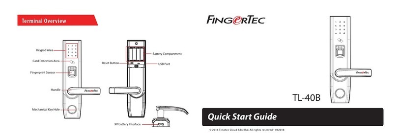 FingerTec TL40B User manual