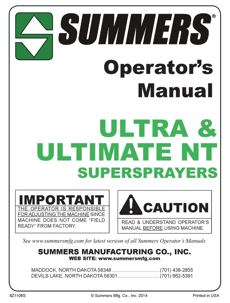 Summers ULTRA Operator's manual