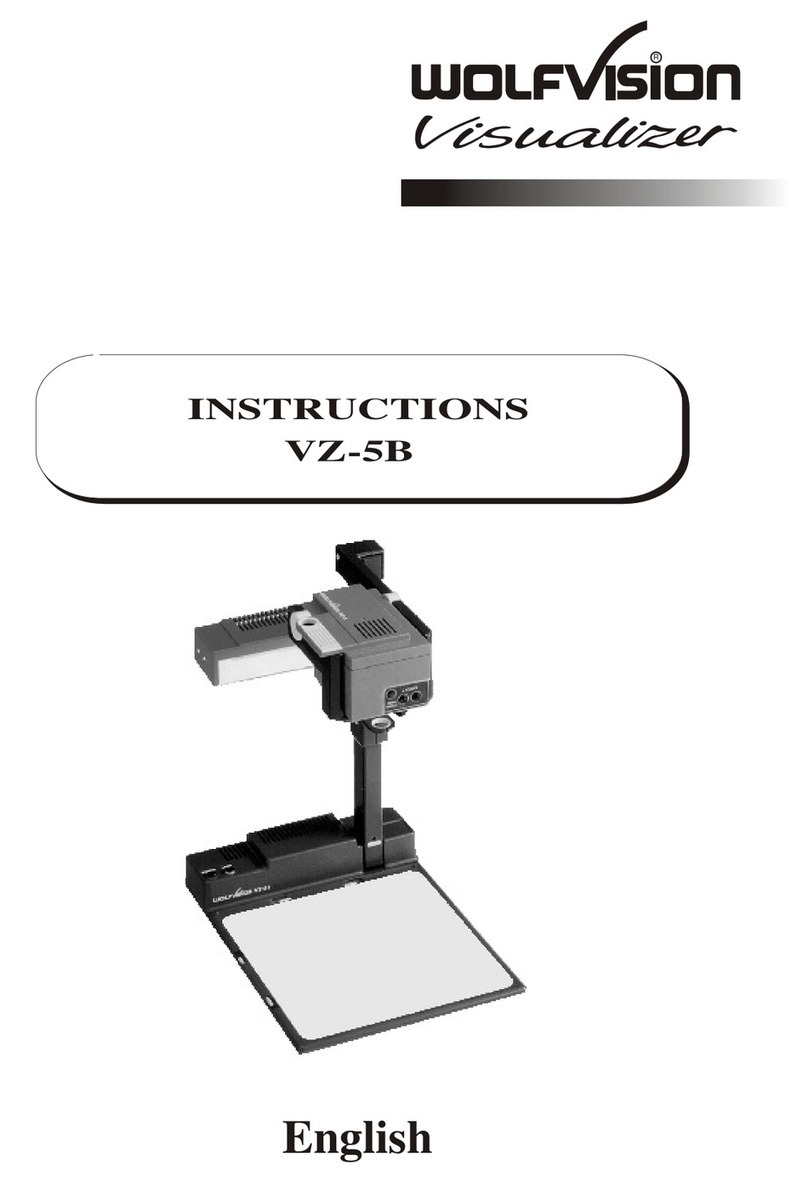 WolfVision Visualizer VZ-5B User manual
